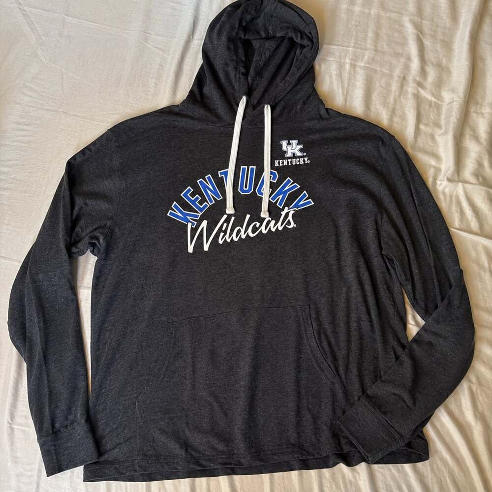 Women’s 2x Top of the World Kentucky Wildcats  Pullover Hooded Tee Charcoal